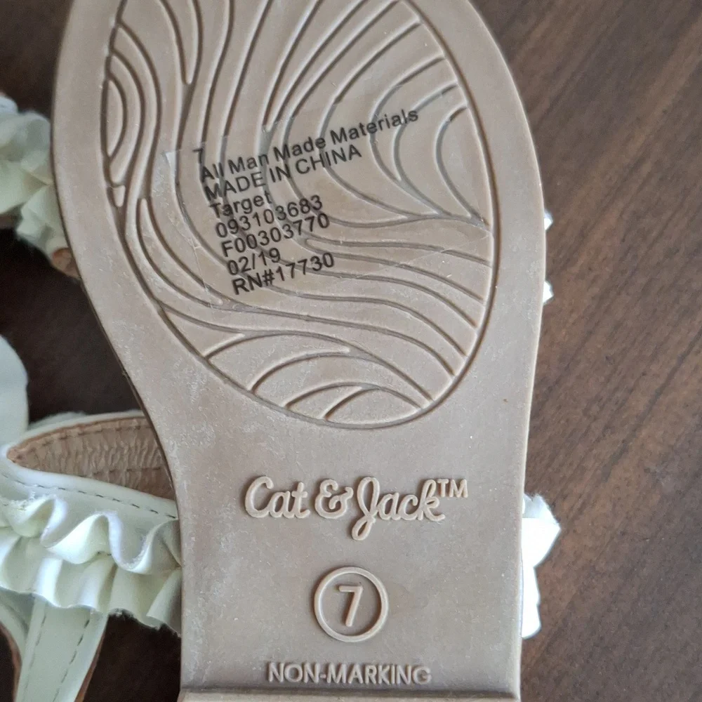 Cat & Jack White Sandals